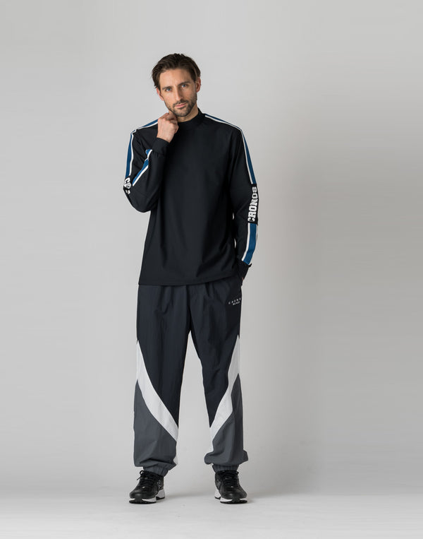CRONOS BLACK モックネックロングスリーブ【BLACK】