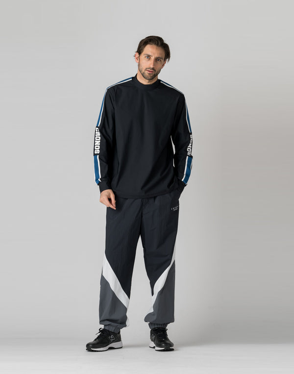 CRONOS BLACK モックネックロングスリーブ【BLACK】