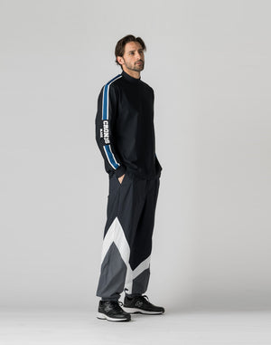 CRONOS BLACK モックネックロングスリーブ【BLACK】
