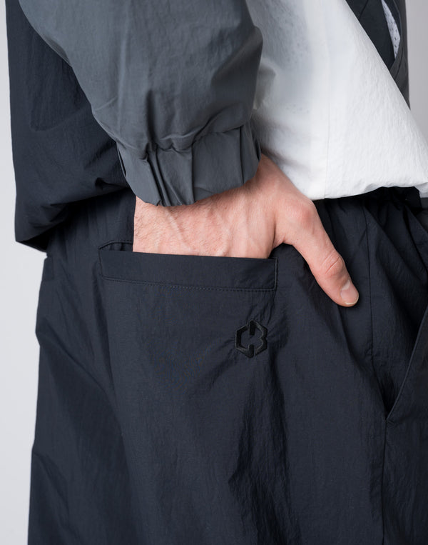 【unisex】CRONOS BLACK Windbreaker  long pants【BLACK】