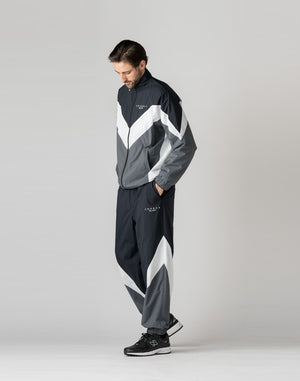 【unisex】CRONOS BLACK Windbreaker  long pants【BLACK】