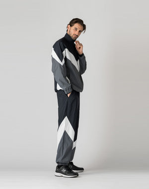 【unisex】CRONOS BLACK Windbreaker  long pants【BLACK】