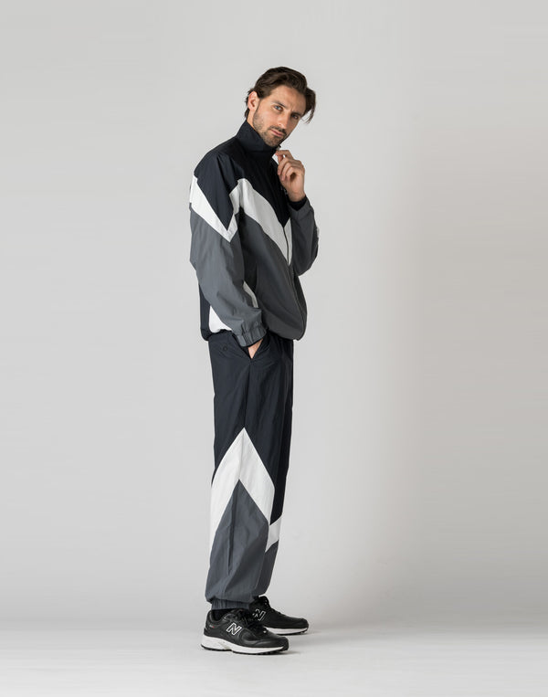 【unisex】CRONOS BLACK Windbreaker  long pants【BLACK】