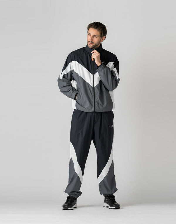 【unisex】CRONOS BLACK Windbreaker  long pants【BLACK】
