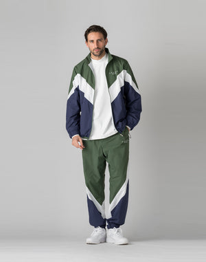 【unisex】CRONOS BLACK Windbreaker  long pants【GREEN】