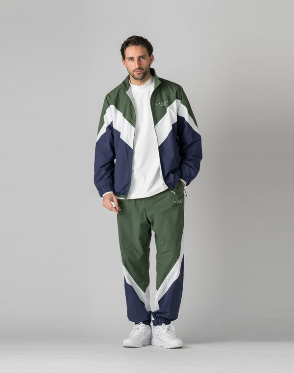 【unisex】CRONOS BLACK Windbreaker  long pants【GREEN】