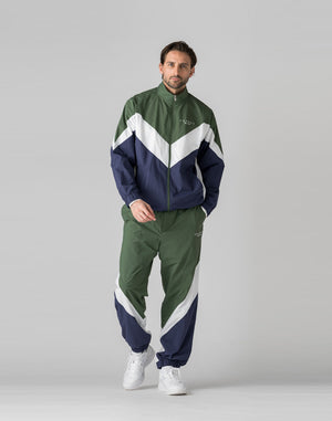 【unisex】CRONOS BLACK Windbreaker  long pants【GREEN】