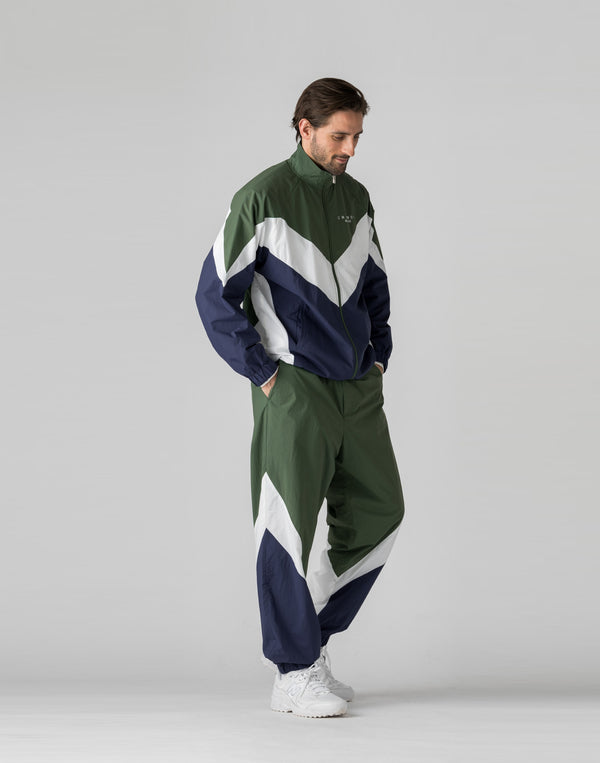 【unisex】CRONOS BLACK Windbreaker  long pants【GREEN】