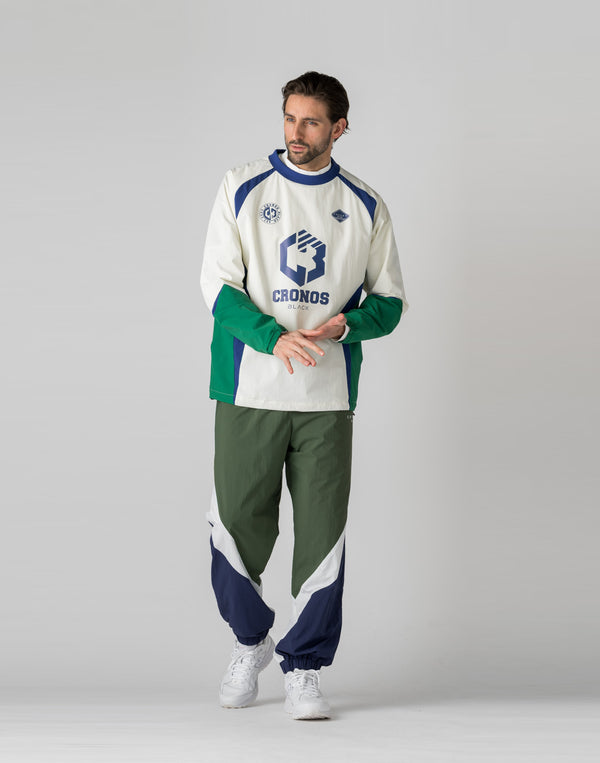 【unisex】CRONOS BLACK Windbreaker  long pants【GREEN】