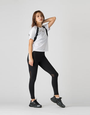 CRONOS WOMEN MESH T-SHIRTS【WHITE】