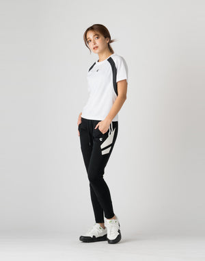 CRONOS WOMEN MESH T-SHIRTS【WHITE】