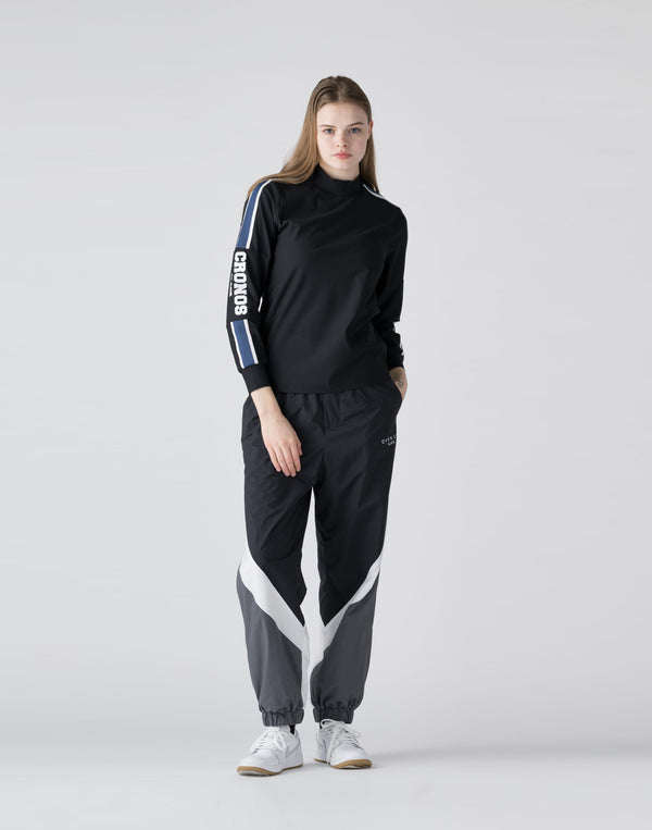 【unisex】CRONOS BLACK Windbreaker  long pants【BLACK】