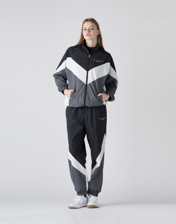 【unisex】CRONOS BLACK Windbreaker  long pants【BLACK】