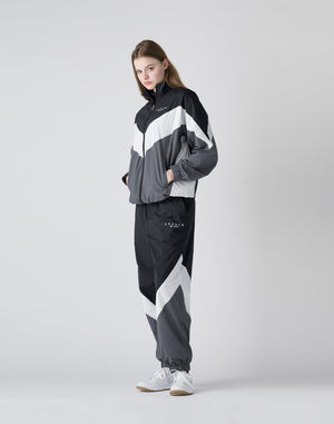 【unisex】CRONOS BLACK Windbreaker  long pants【BLACK】