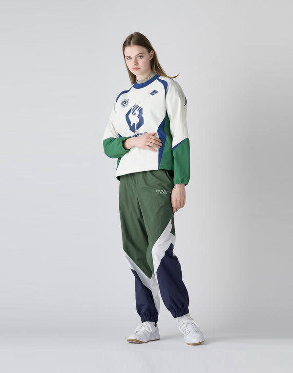 【unisex】CRONOS BLACK Windbreaker  long pants【GREEN】