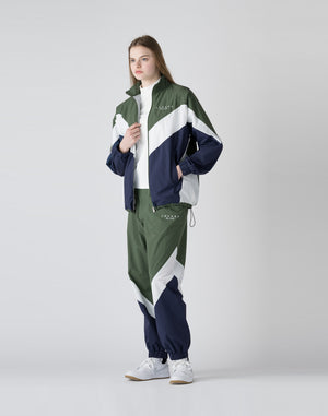 【unisex】CRONOS BLACK Windbreaker  long pants【GREEN】