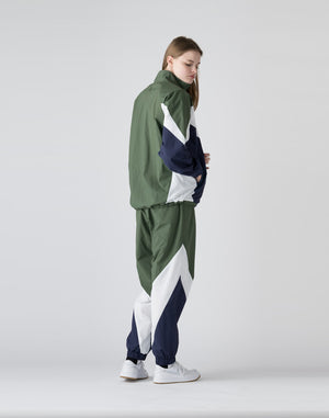 【unisex】CRONOS BLACK Windbreaker  long pants【GREEN】