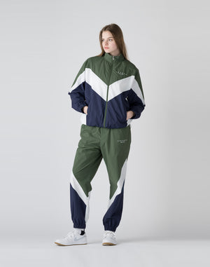 【unisex】CRONOS BLACK Windbreaker  long pants【GREEN】