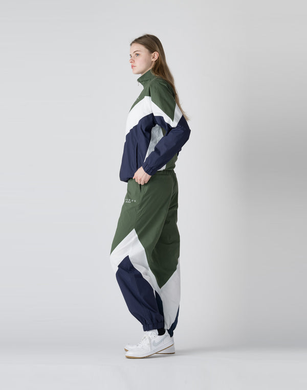 【unisex】CRONOS BLACK Windbreaker  long pants【GREEN】