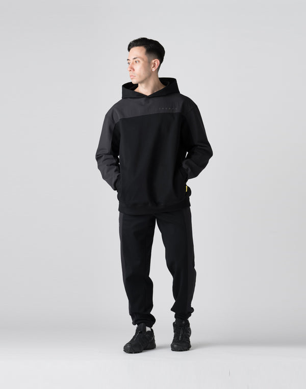 CRONOS Technical Utility Ponte Hoodie【BLACK】