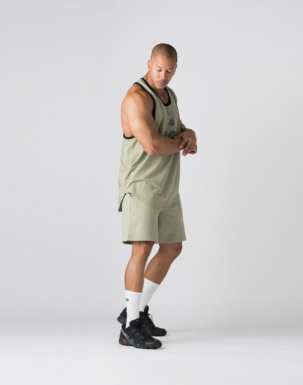 CRONOS Bold Front Logo Stringer Tank【SAGE】