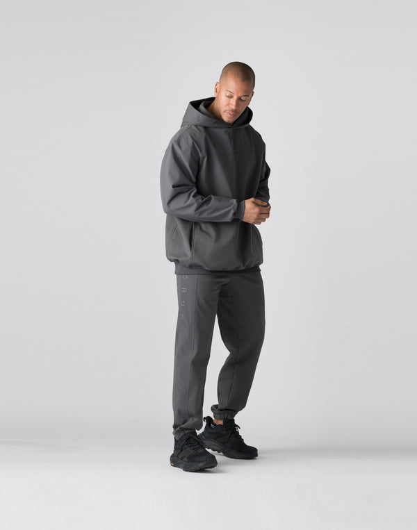 CRONOS Technical Utility Ponte Hoodie【GRAY】