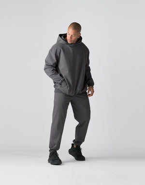 CRONOS Technical Utility Ponte Hoodie【GRAY】