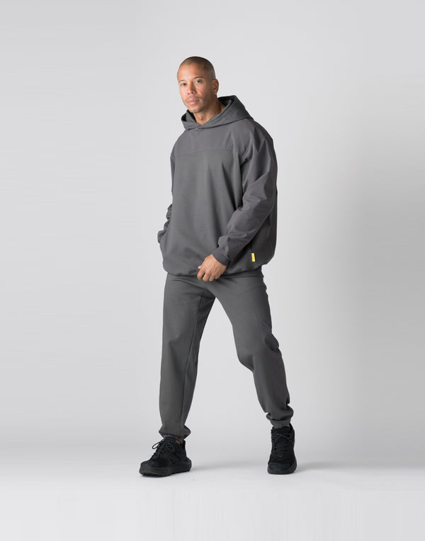 CRONOS Technical Utility Ponte Hoodie【GRAY】