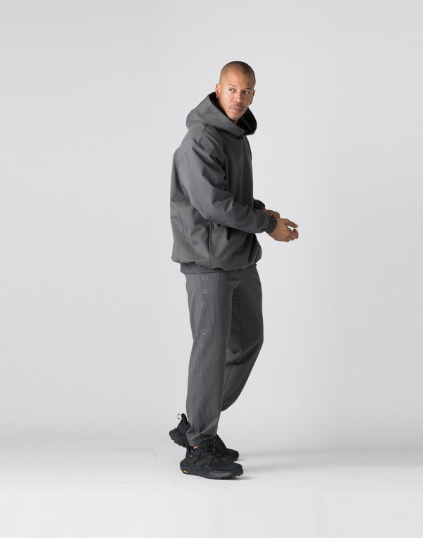CRONOS Technical Utility Ponte Hoodie【GRAY】