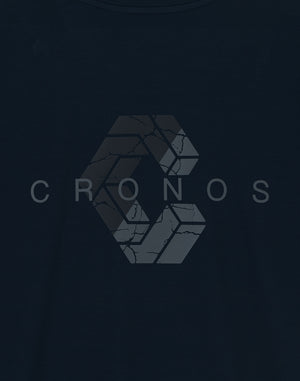 CRONOS Bold Back Logo Regularfit T-SHIRT【NAVY】