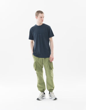 CRONOS Bold Back Logo Regularfit T-SHIRT【NAVY】