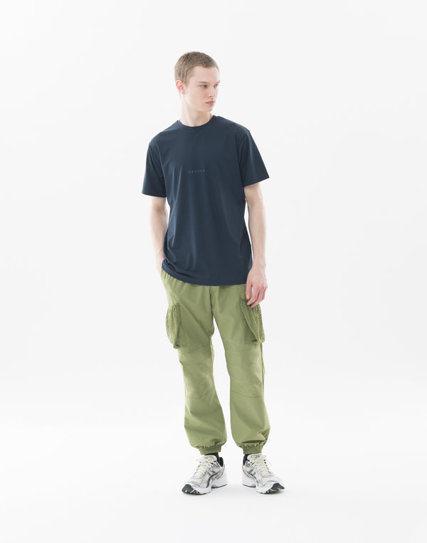 CRONOS Bold Back Logo Regularfit T-SHIRT【NAVY】