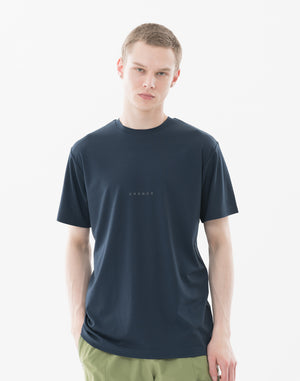 CRONOS Bold Back Logo Regularfit T-SHIRT【NAVY】