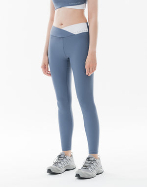 CRONOS WOMEN Motion Cross Leggings【NAVY】