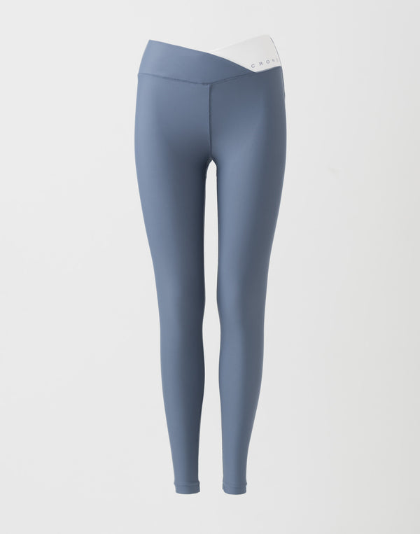 CRONOS WOMEN Motion Cross Leggings【NAVY】