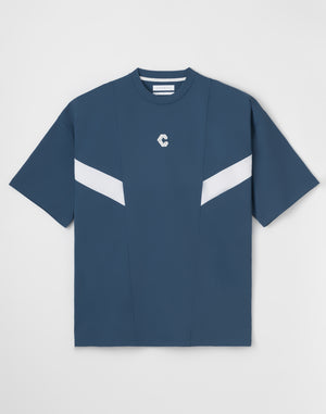 CRONOS  AIR STRUCTURE oversize S/S TEE【BLUEGRAY】