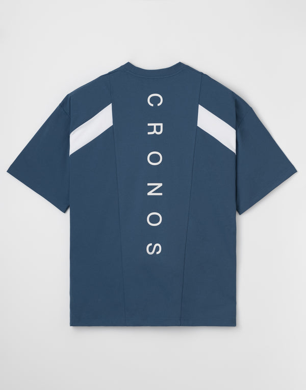 CRONOS  AIR STRUCTURE oversize S/S TEE【BLUEGRAY】