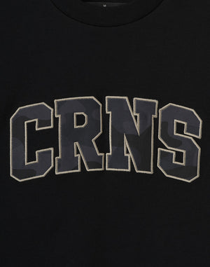 CRONOS  AIR DRY over size SLEEVELESS TEE【BLACK】