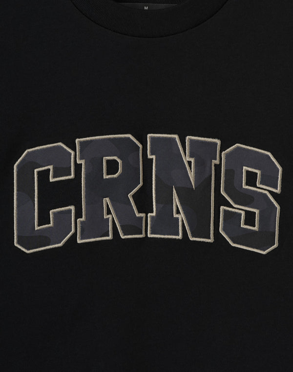 CRONOS  AIR DRY over size SLEEVELESS TEE【BLACK】