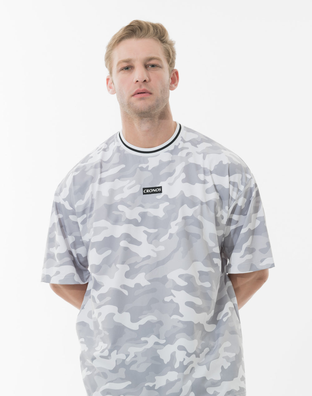 CRONOS TACTICAL CAMO オーバーサイズS/S TEE【WHITECAMO】