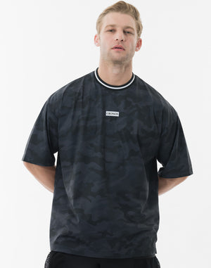 CRONOS TACTICAL CAMO over sizeS/S TEE【BLACKCAMO】