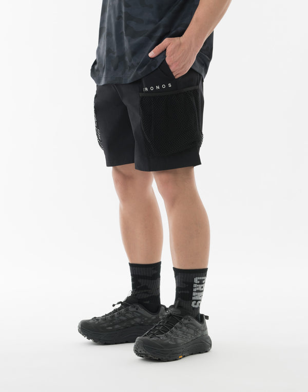 CRONOS Active Stretch Cargo shorts【BLACK】