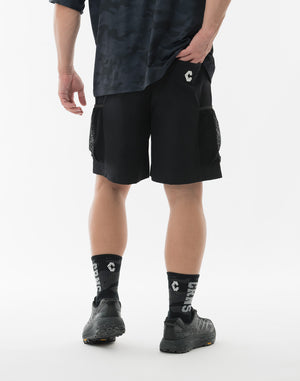 CRONOS Active Stretch Cargo shorts【BLACK】