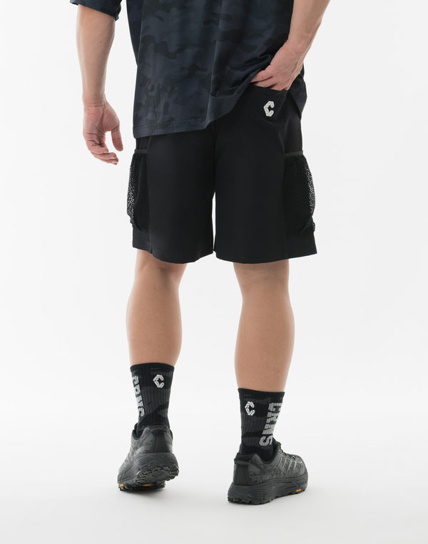 CRONOS Active Stretch Cargo shorts【BLACK】