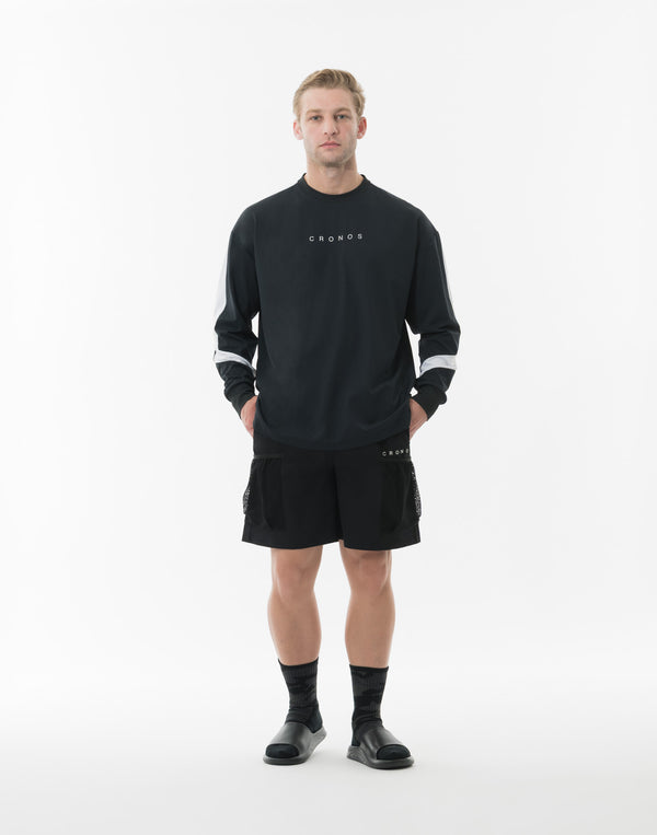 CRONOS Active Stretch Cargo shorts【BLACK】