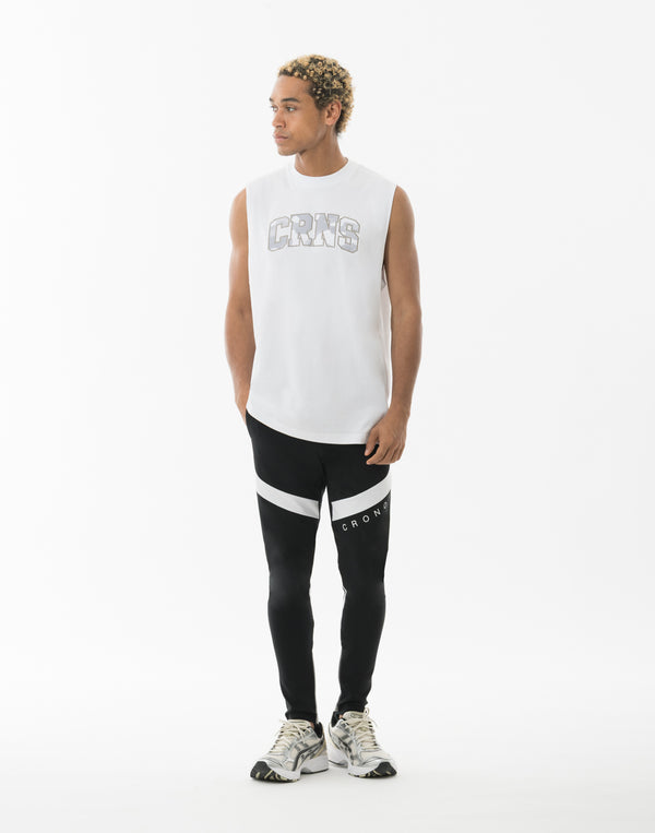 CRONOS エアドライ オーバーサイズ ノースリーブTシャツ【ホワイト】