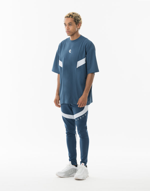 CRONOS  AIR STRUCTURE oversize S/S TEE【BLUEGRAY】