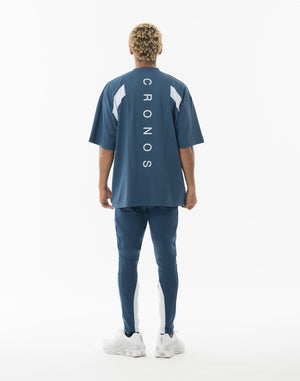 CRONOS  AIR STRUCTURE oversize S/S TEE【BLUEGRAY】