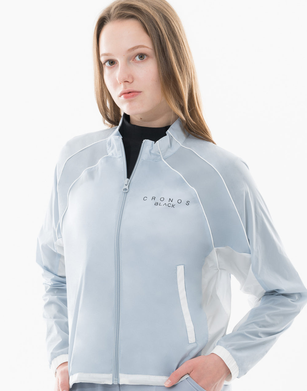 CRONOS BLACK WOMAN AirRidge stand jacket【GRAY】