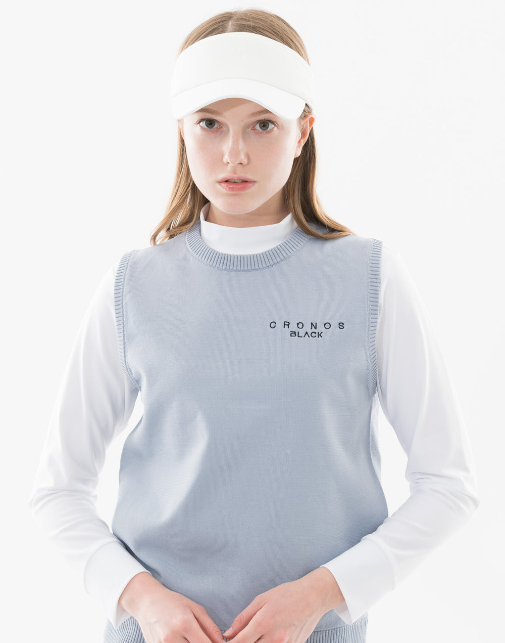 CRONOS BLACK WOMAN  EcoWeave Vest【GRAY】